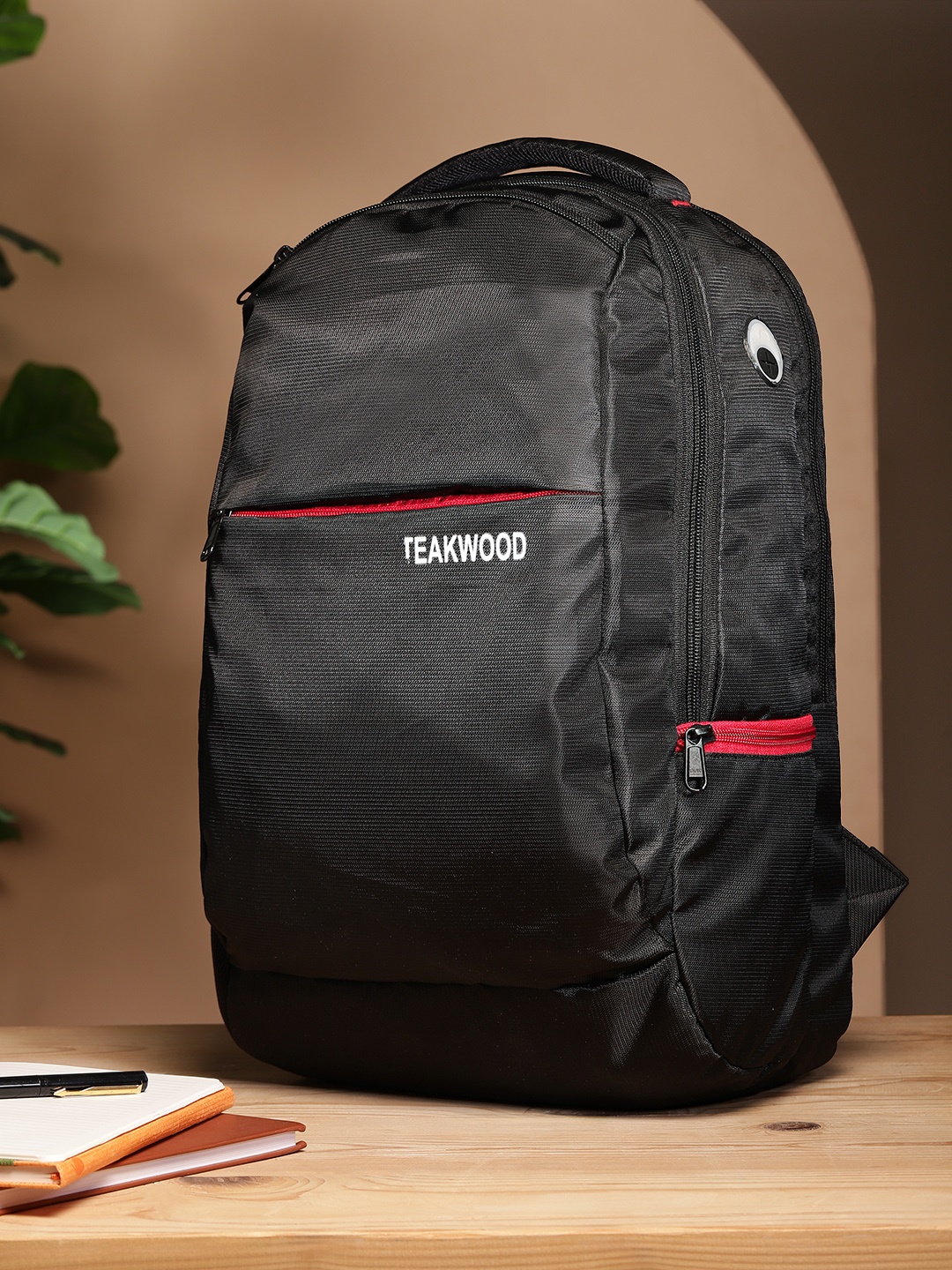 Teakwood Leathers Unisex Laptop Compartment - 18 inch Backpack With Earphone Gate, Black
Teakwood Leathers Unisex Laptop Compartment - 18 inch Backpack With Earphone Gate, Black