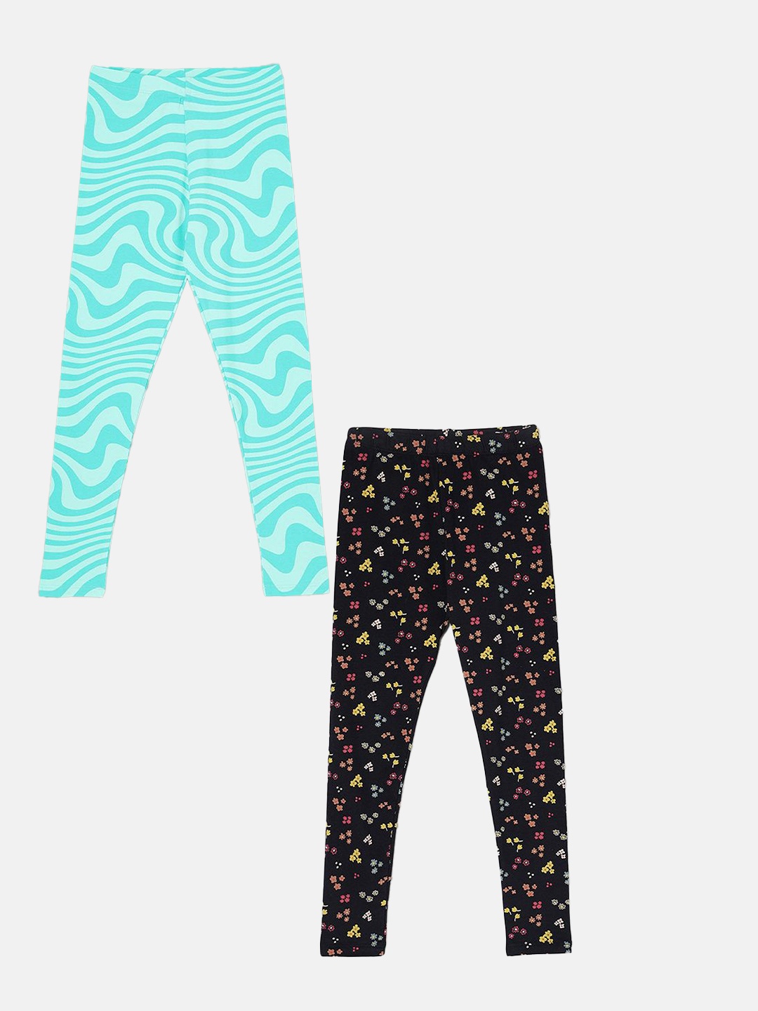 Fame Forever by Lifestyle Girls Pack of 2 Printed Ankle-Length Cotton Leggings, Black
Fame Forever by Lifestyle Girls Pack of 2 Printed Ankle-Length Cotton Leggings, Black