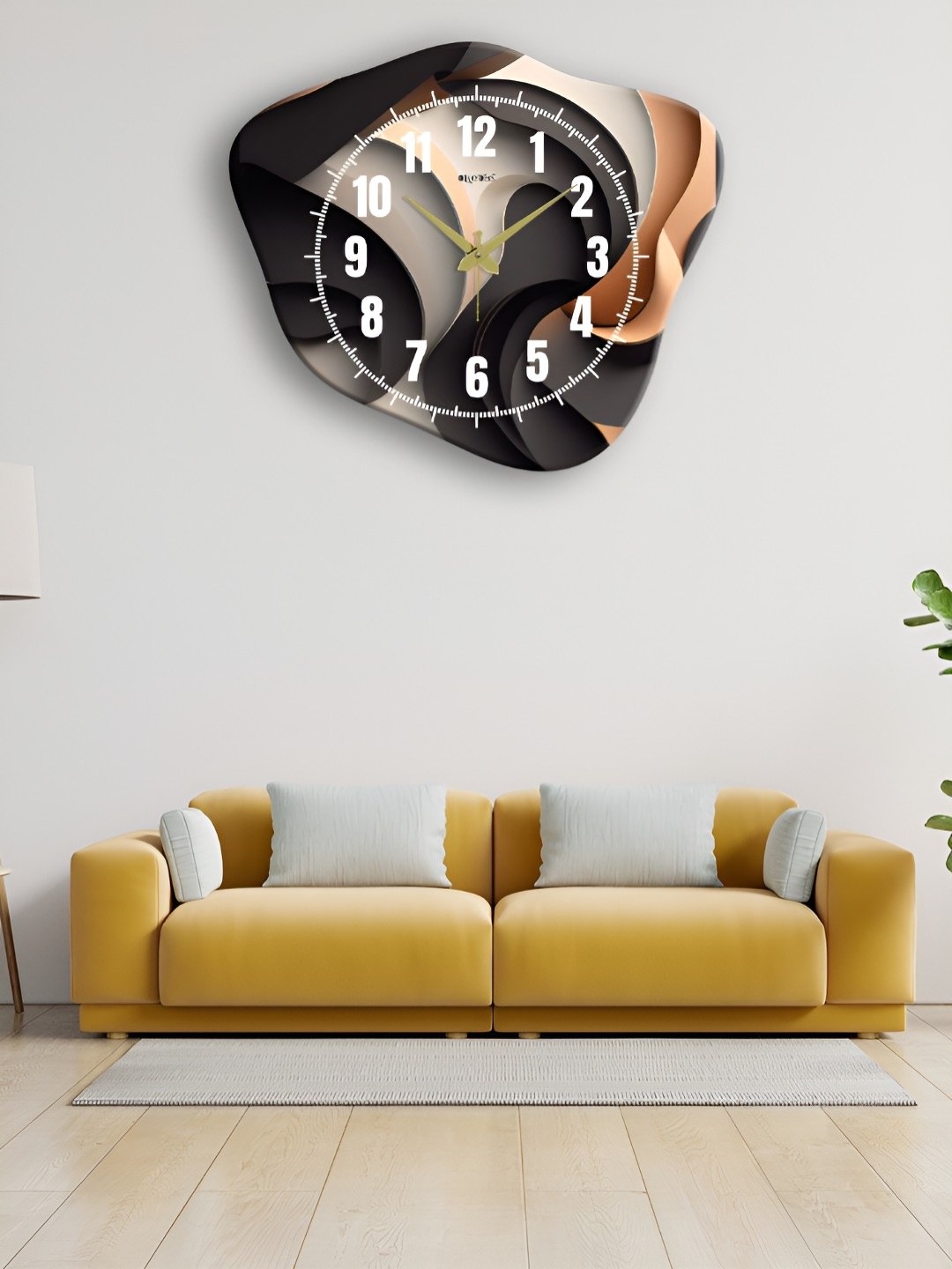 OLIVE TREE Black And Brown Printed Analogue Wooden Abstract Shaped Contemporary Wall Clock
OLIVE TREE Black And Brown Printed Analogue Wooden Abstract Shaped Contemporary Wall Clock