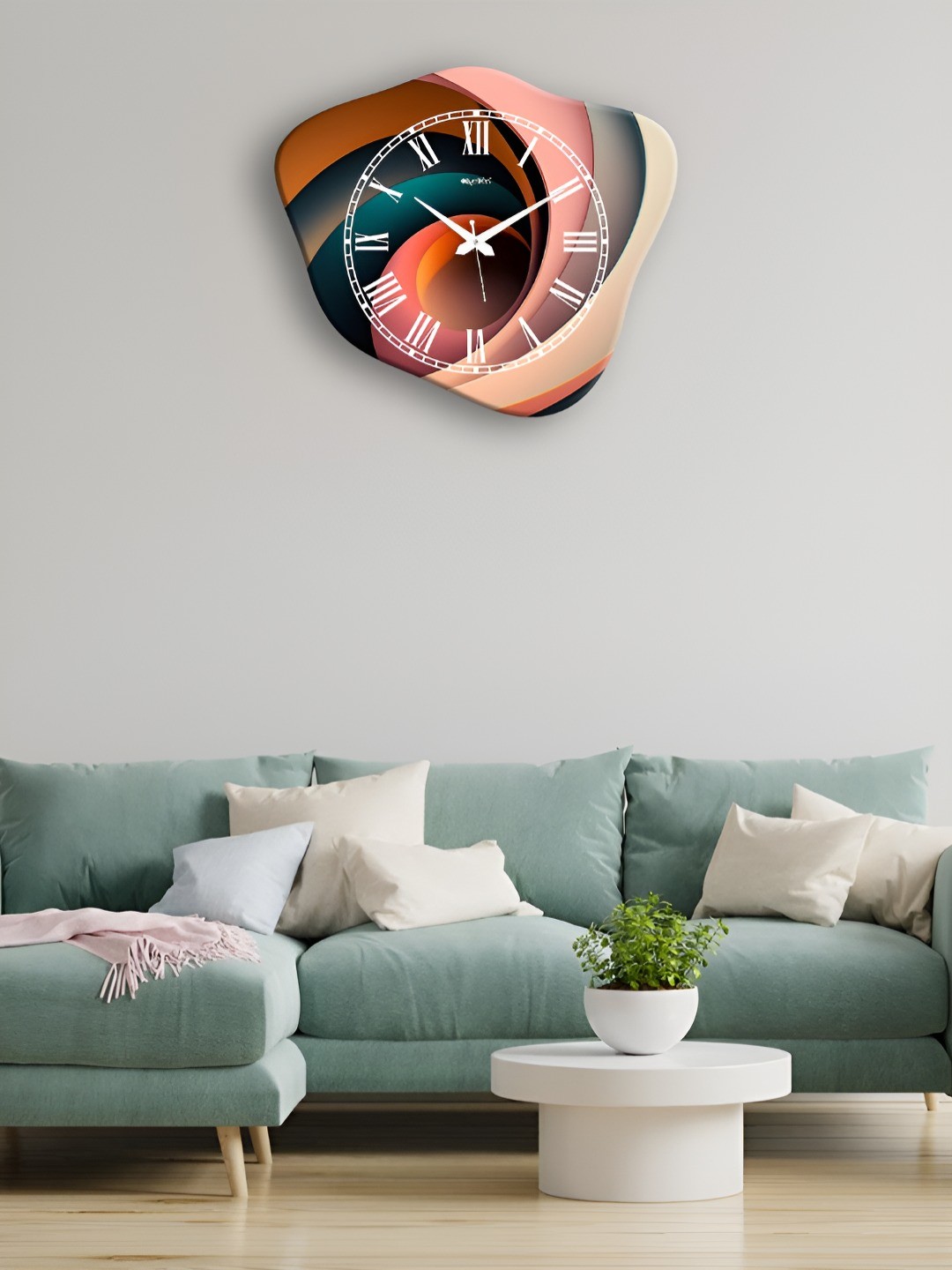 OLIVE TREE Peach Printed Analogue Wooden Abstract Contemporary Silent Movement Wall Clock
OLIVE TREE Peach Printed Analogue Wooden Abstract Contemporary Silent Movement Wall Clock