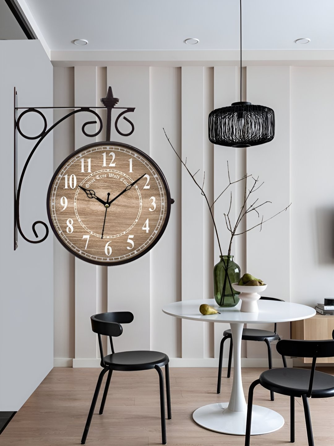 OLIVE TREE Brown & Black Textured Analogue Metal Round Double Sided Vintage Wall Clock
OLIVE TREE Brown & Black Textured Analogue Metal Round Double Sided Vintage Wall Clock