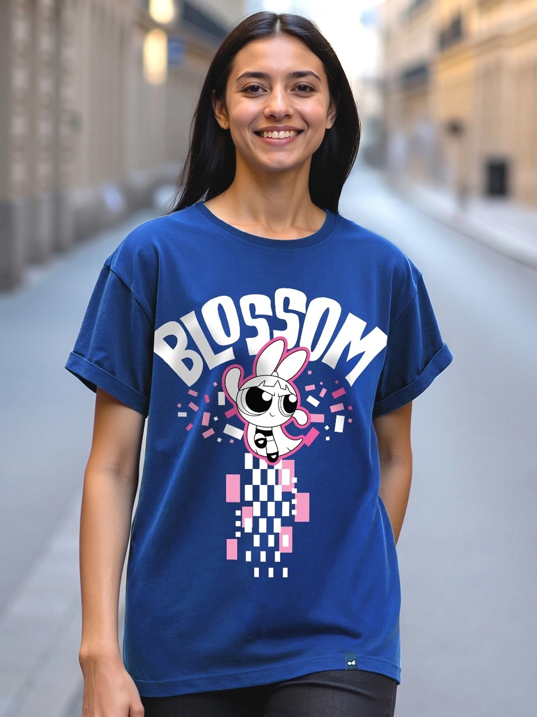 Bewakoof Official Cartoon Network Powerpuff Girls Women's Printed Boyfriend T-Shirt, Blue
Bewakoof Official Cartoon Network Powerpuff Girls Women's Printed Boyfriend T-Shirt, Blue