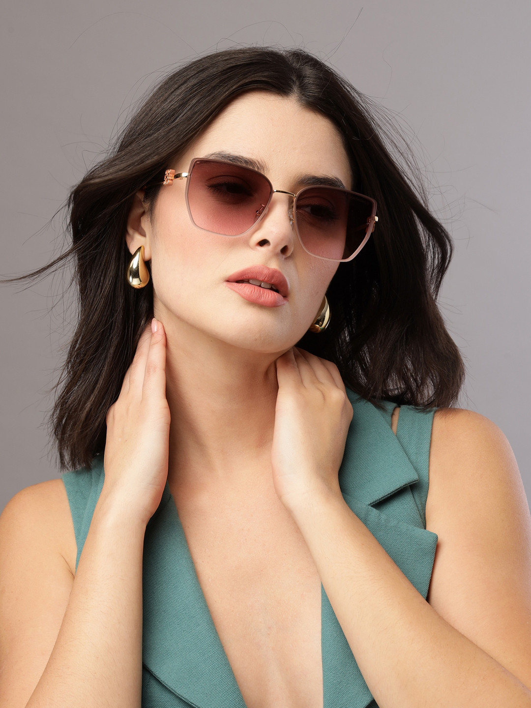 HASHTAG EYEWEAR Women Rectangle Sunglasses with Polarised and UV Protected Lens SEVA-5G40, Brown
HASHTAG EYEWEAR Women Rectangle Sunglasses with Polarised and UV Protected Lens SEVA-5G40, Brown