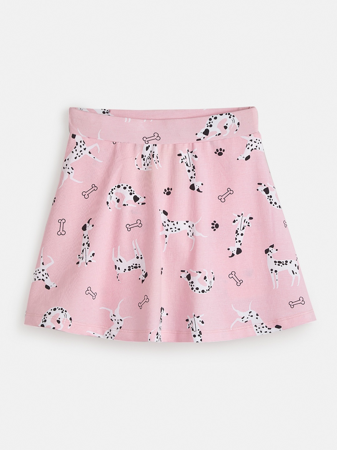 You Got Plan B Girls Dalmatian Printed Pure Cotton Skater Skirt With Inner Shorts, Pink
You Got Plan B Girls Dalmatian Printed Pure Cotton Skater Skirt With Inner Shorts, Pink