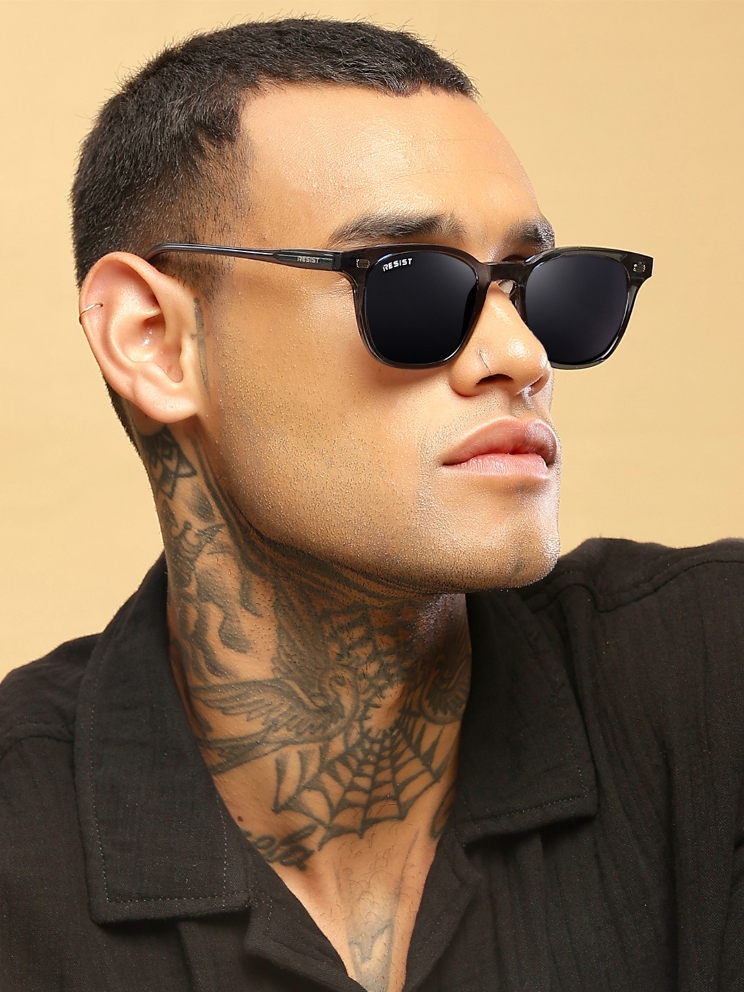 RESIST EYEWEAR Unisex Wayfarer Sunglasses with UV Protected Lens FLIGHT BLACK BLACK 2
RESIST EYEWEAR Unisex Wayfarer Sunglasses with UV Protected Lens FLIGHT BLACK BLACK 2