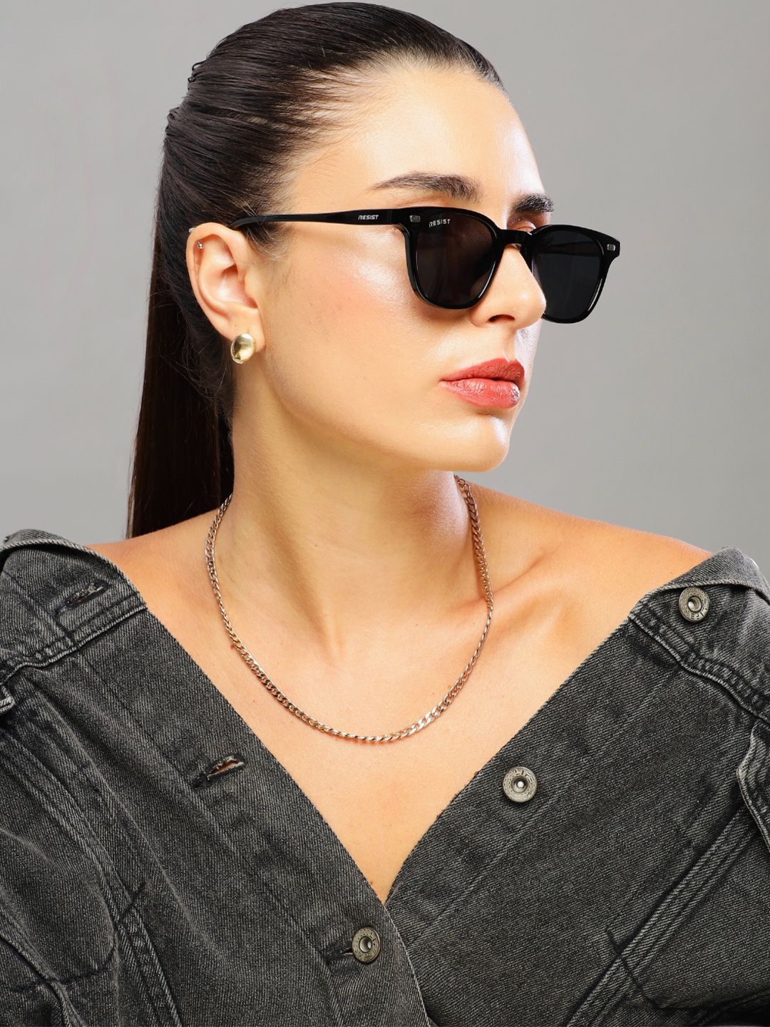 RESIST EYEWEAR Unisex Wayfarer Sunglasses with UV Protected Lens FLIGHT BLACK BLACK 1
RESIST EYEWEAR Unisex Wayfarer Sunglasses with UV Protected Lens FLIGHT BLACK BLACK 1