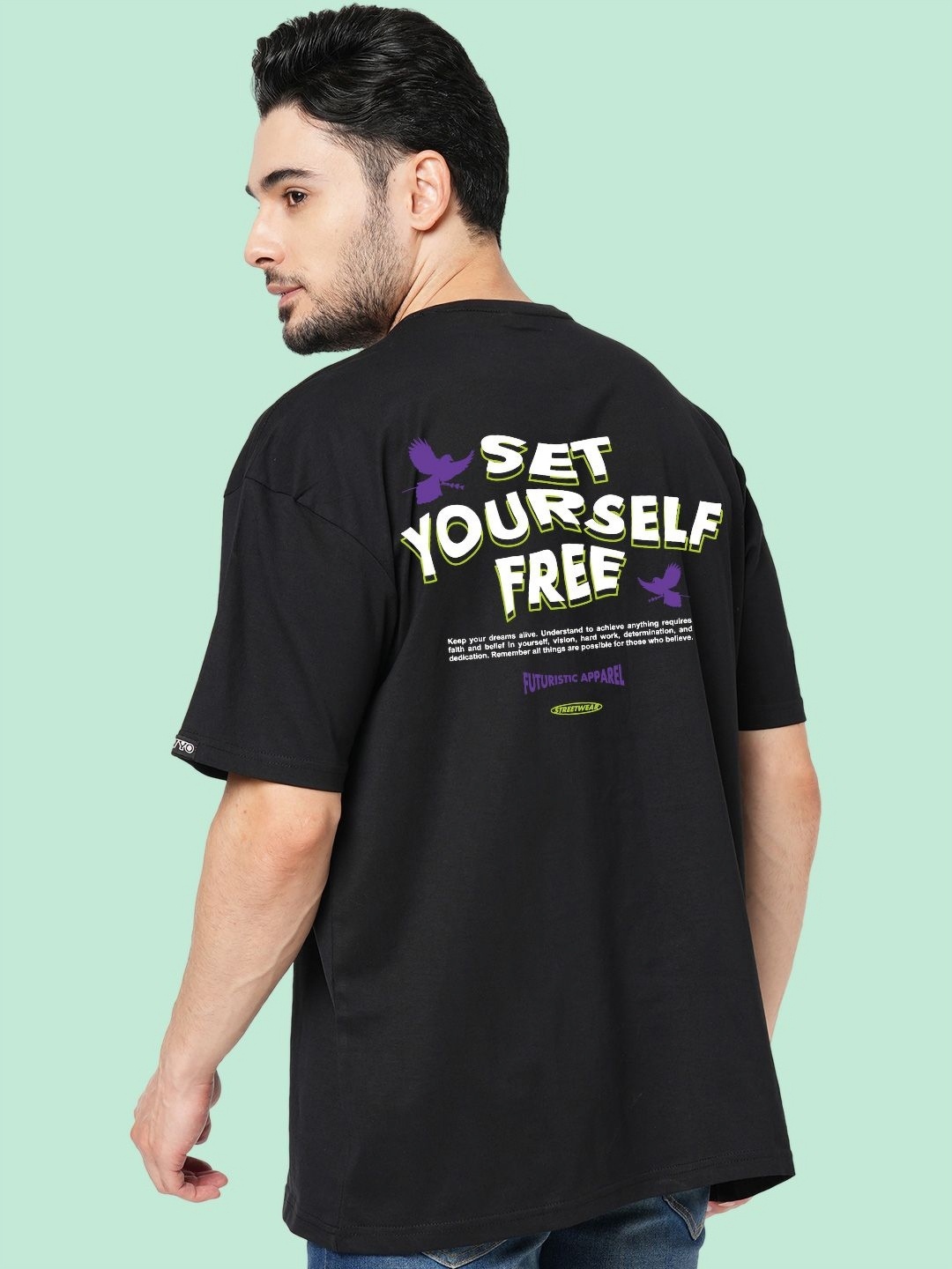 Wear Your Opinion Men Typography Printed Round Neck Cotton Relaxed Fit T-shirt, Black
Wear Your Opinion Men Typography Printed Round Neck Cotton Relaxed Fit T-shirt, Black