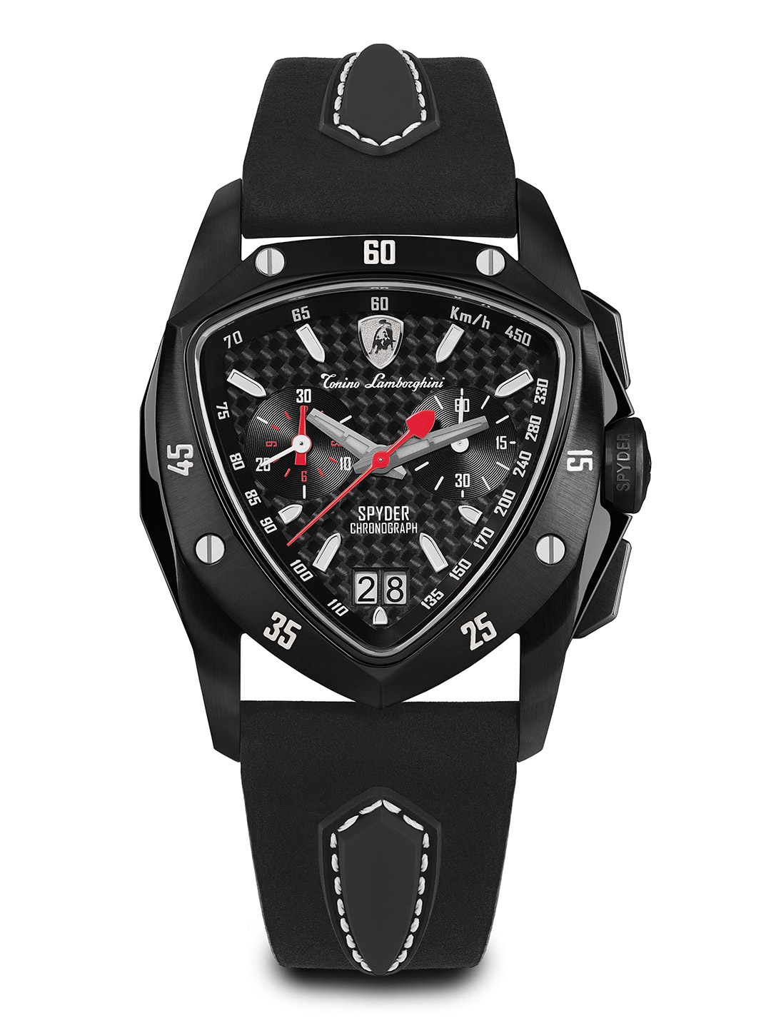 Tonino Lamborghini Men Swiss Made Spyder Quartz Analog Watch - TLF-A13-5, Black
Tonino Lamborghini Men Swiss Made Spyder Quartz Analog Watch - TLF-A13-5, Black