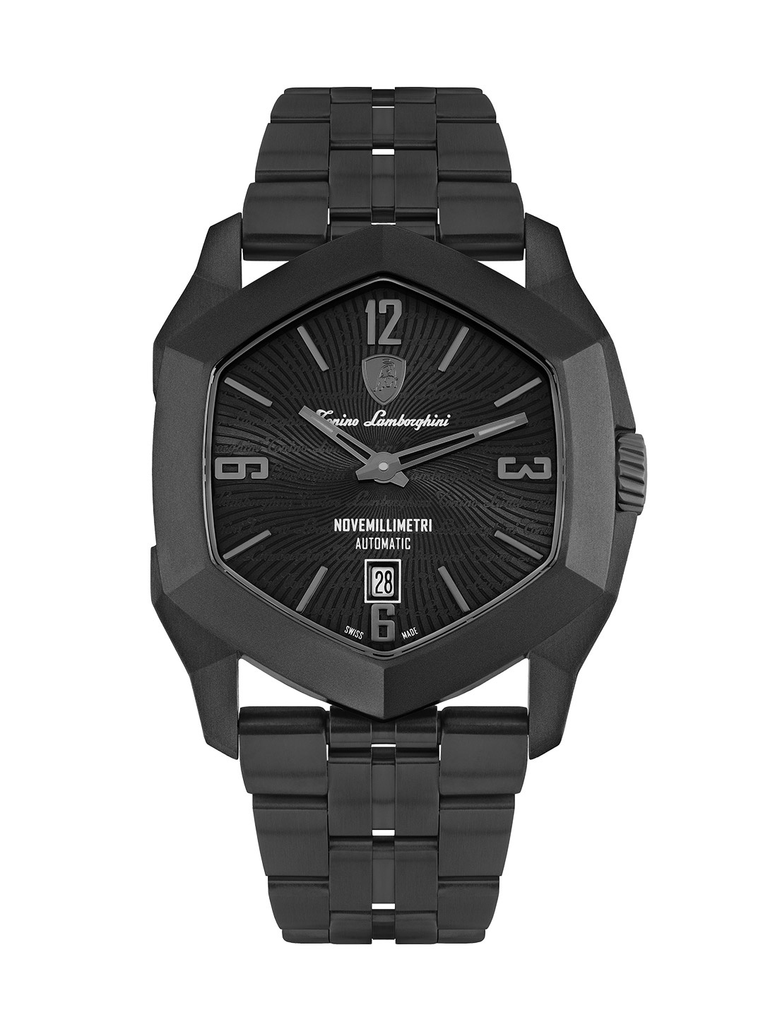 Tonino Lamborghini Men Swiss Mde Novemillimetri Automatic Dial Analog Watch - TLF-T08-2-B, Black
Tonino Lamborghini Men Swiss Mde Novemillimetri Automatic Dial Analog Watch - TLF-T08-2-B, Black