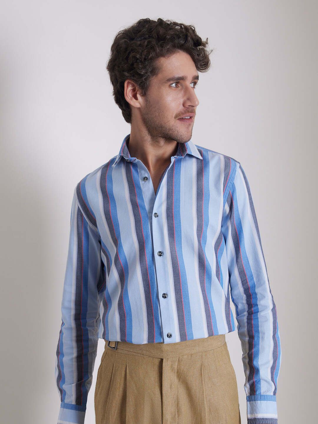 Bombay Shirt Company Men Comfort Tailored Fit Multi Stripes Opaque Striped Casual Shirts, Blue
Bombay Shirt Company Men Comfort Tailored Fit Multi Stripes Opaque Striped Casual Shirts, Blue