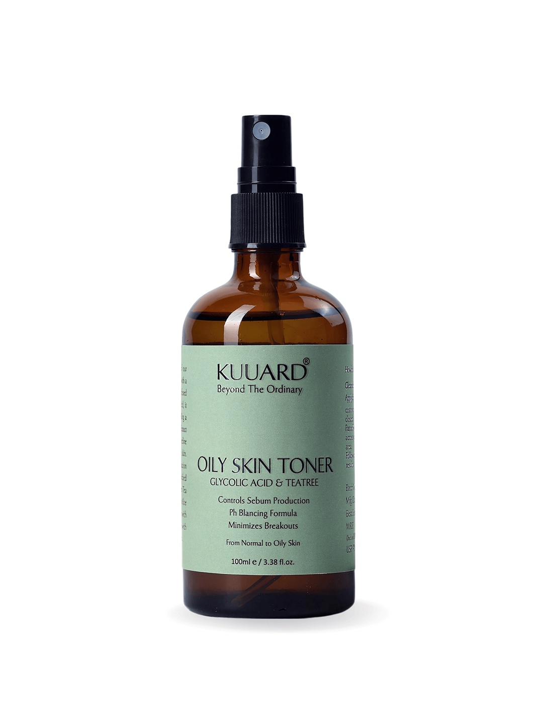 Kuuard - beyond the ordinary Oily Skin Toner With Glycolic Acid & Tea Tree - 100 ml, Brown
Kuuard - beyond the ordinary Oily Skin Toner With Glycolic Acid & Tea Tree - 100 ml, Brown