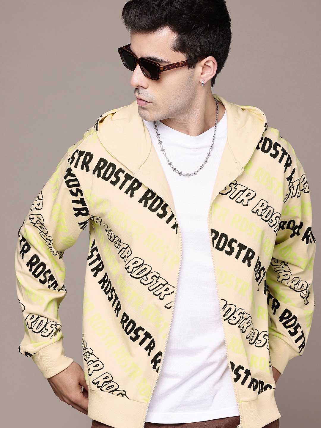 The Roadster Lifestyle Co. Brand Logo Typography Printed Hooded Pure Cotton Sweatshirt, Cream
The Roadster Lifestyle Co. Brand Logo Typography Printed Hooded Pure Cotton Sweatshirt, Cream