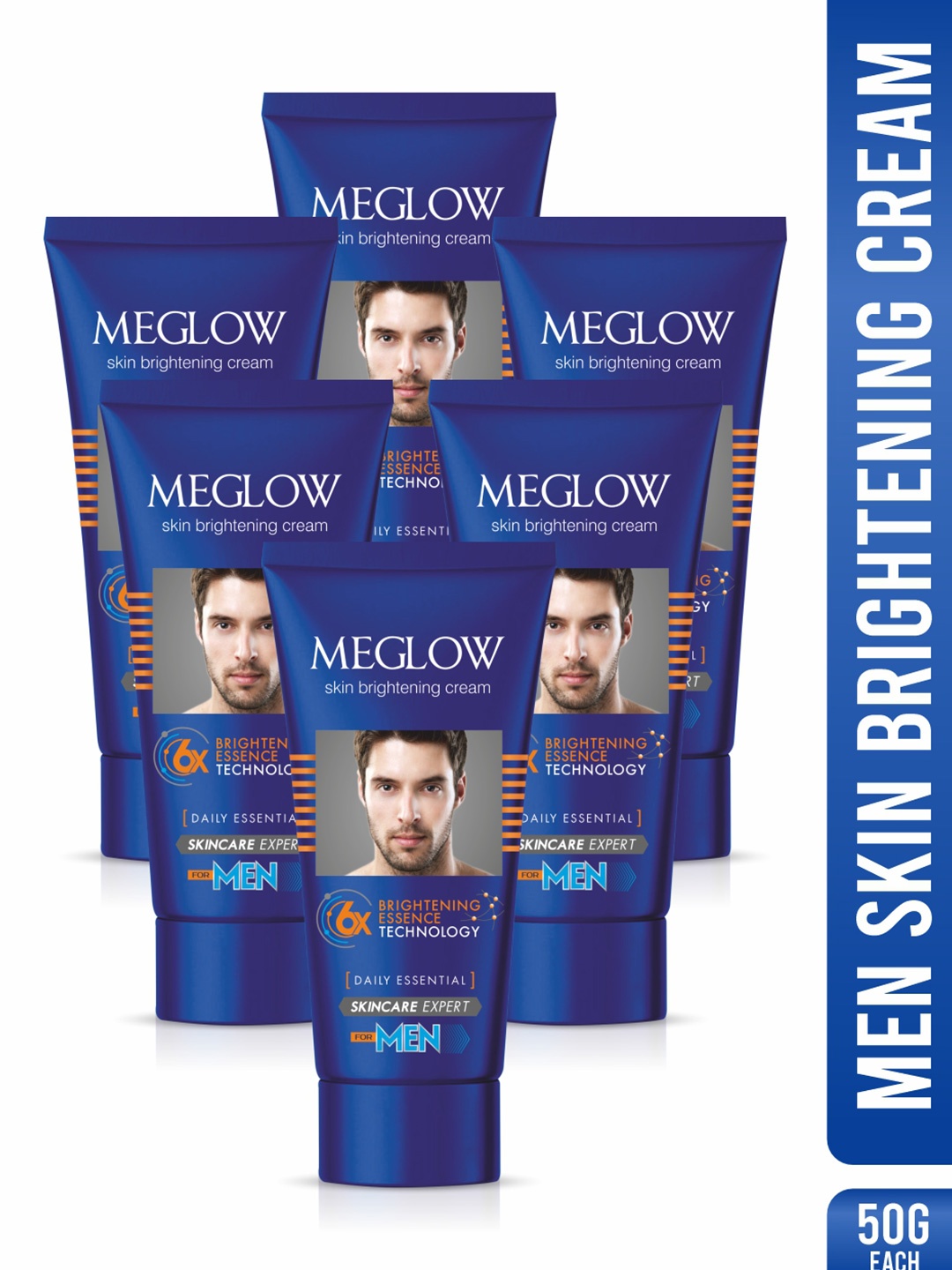 MEGLOW Set Of 5 Skin Brightening Cream With Vitamin E For Softening - 50 g Each, Blue
MEGLOW Set Of 5 Skin Brightening Cream With Vitamin E For Softening - 50 g Each, Blue
