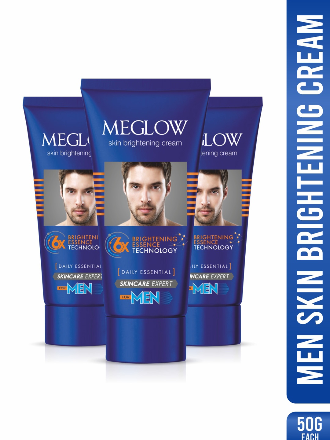 MEGLOW Set Of 3 Skin Brightening Cream With Vitamin E For Softening - 50 g Each, Blue
MEGLOW Set Of 3 Skin Brightening Cream With Vitamin E For Softening - 50 g Each, Blue
