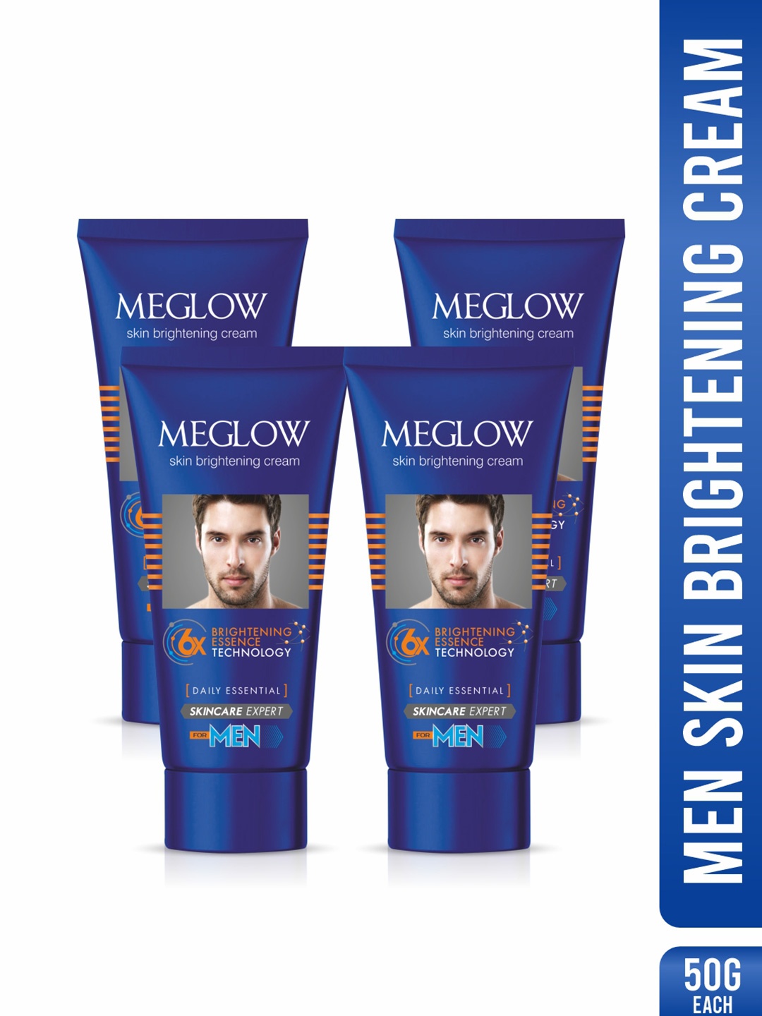 MEGLOW Set Of 4 Skin Brightening Cream With Vitamin E For Softening - 50 g Each, Blue
MEGLOW Set Of 4 Skin Brightening Cream With Vitamin E For Softening - 50 g Each, Blue