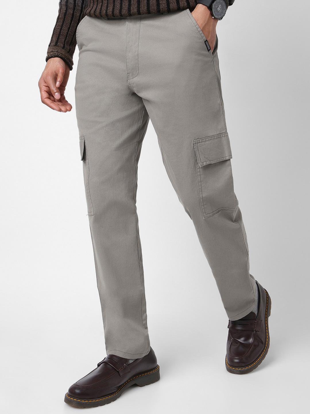 Urbano Fashion Men Regular Fit Solid Cargo Chino Pant with 6 Pockets Stretchable, Grey
Urbano Fashion Men Regular Fit Solid Cargo Chino Pant with 6 Pockets Stretchable, Grey