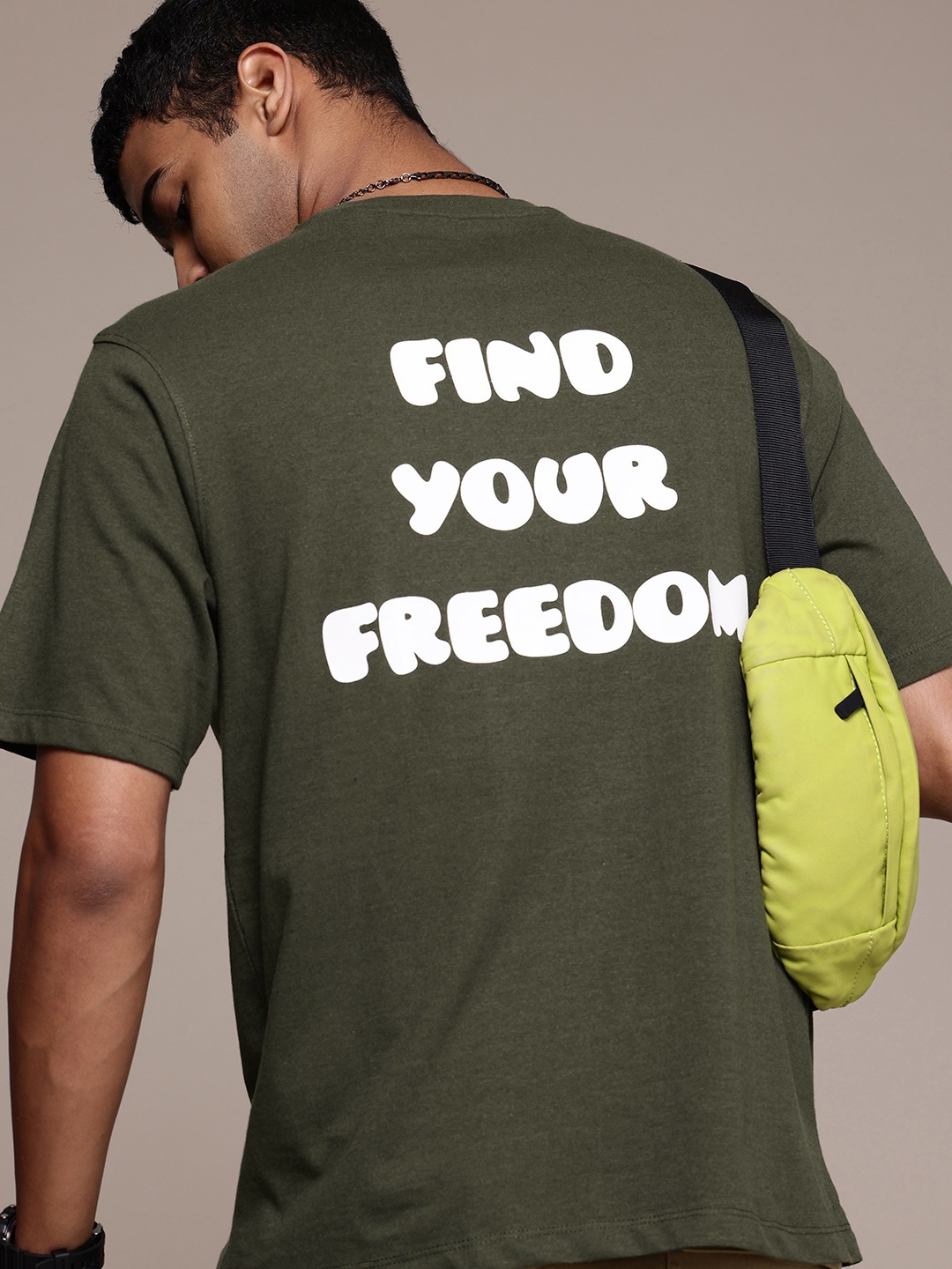 R.Code by The Roadster Life Co. Typography Printed Drop-Shoulder Relaxed Fit T-shirt, Olive
R.Code by The Roadster Life Co. Typography Printed Drop-Shoulder Relaxed Fit T-shirt, Olive