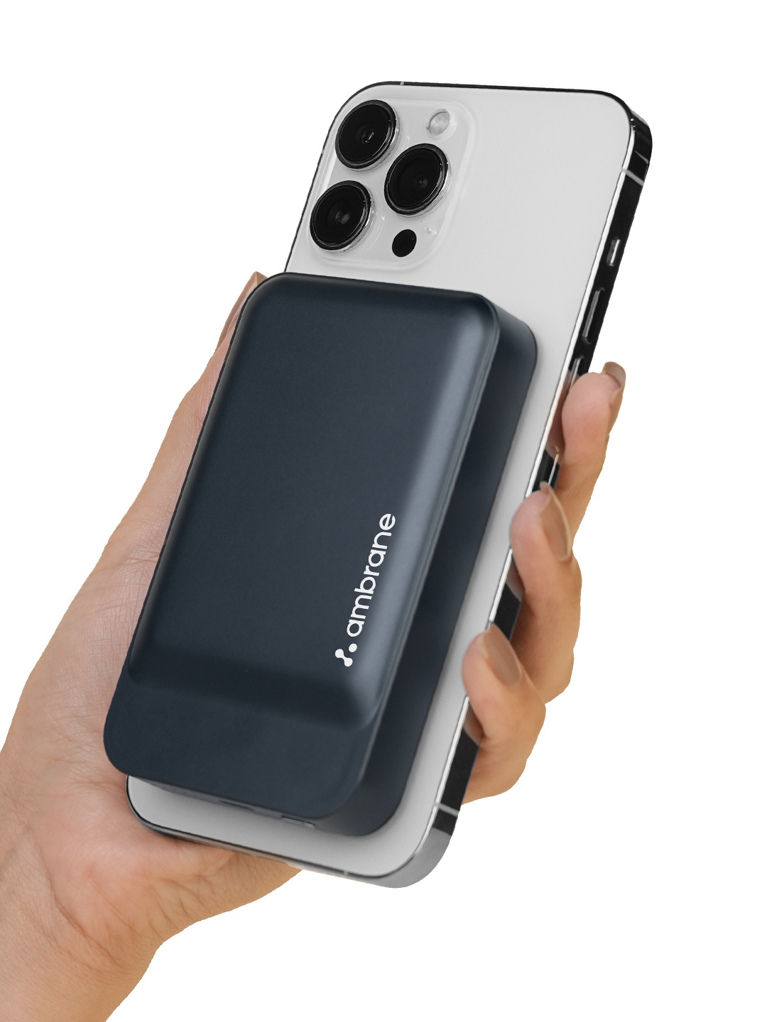 Ambrane Aerosync-PBPrime Magsafe 10000mah 22.5w Fast Charging Iphone & Android Power Bank, Navy blue
Ambrane Aerosync-PBPrime Magsafe 10000mah 22.5w Fast Charging Iphone & Android Power Bank, Navy blue