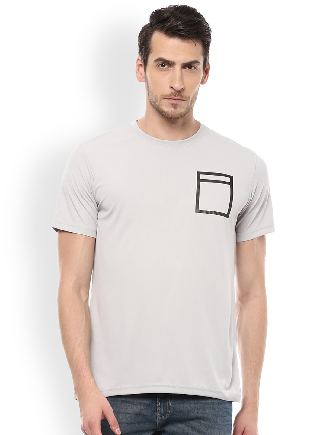 People Men Grey Solid Round Neck T-shirt
People Men Grey Solid Round Neck T-shirt