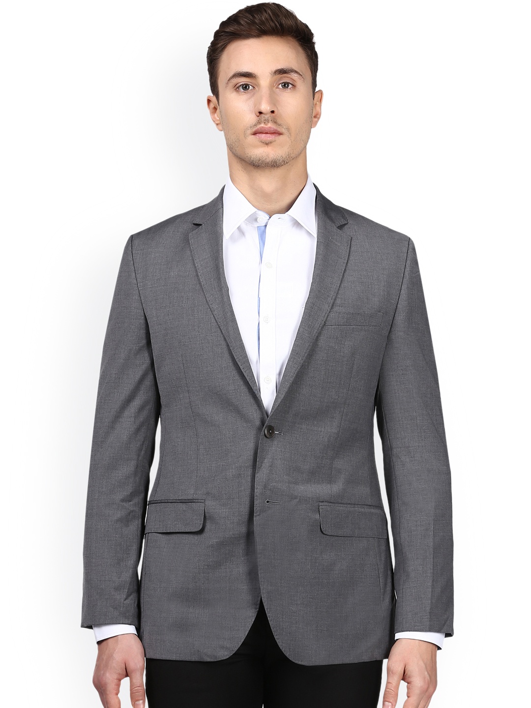 Park Avenue Men Grey Solid Single-Breasted Slim Fit Smart Formal Linen Blazer
Park Avenue Men Grey Solid Single-Breasted Slim Fit Smart Formal Linen Blazer