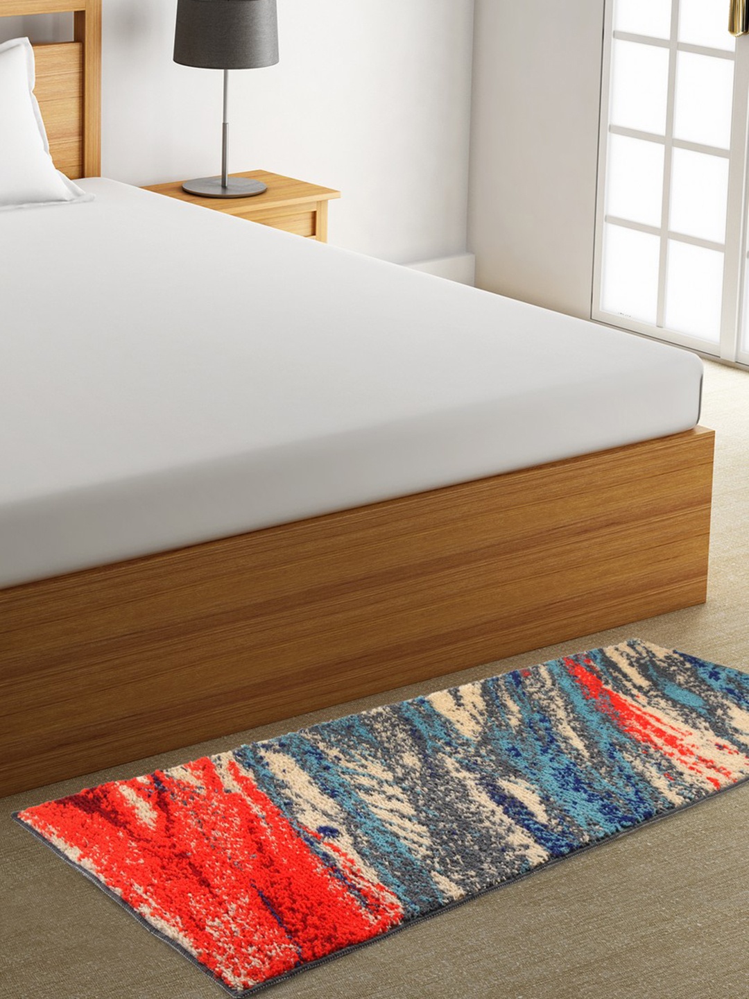 ROMEE Multicolour Abstarct Printed Floor Runner, Multi