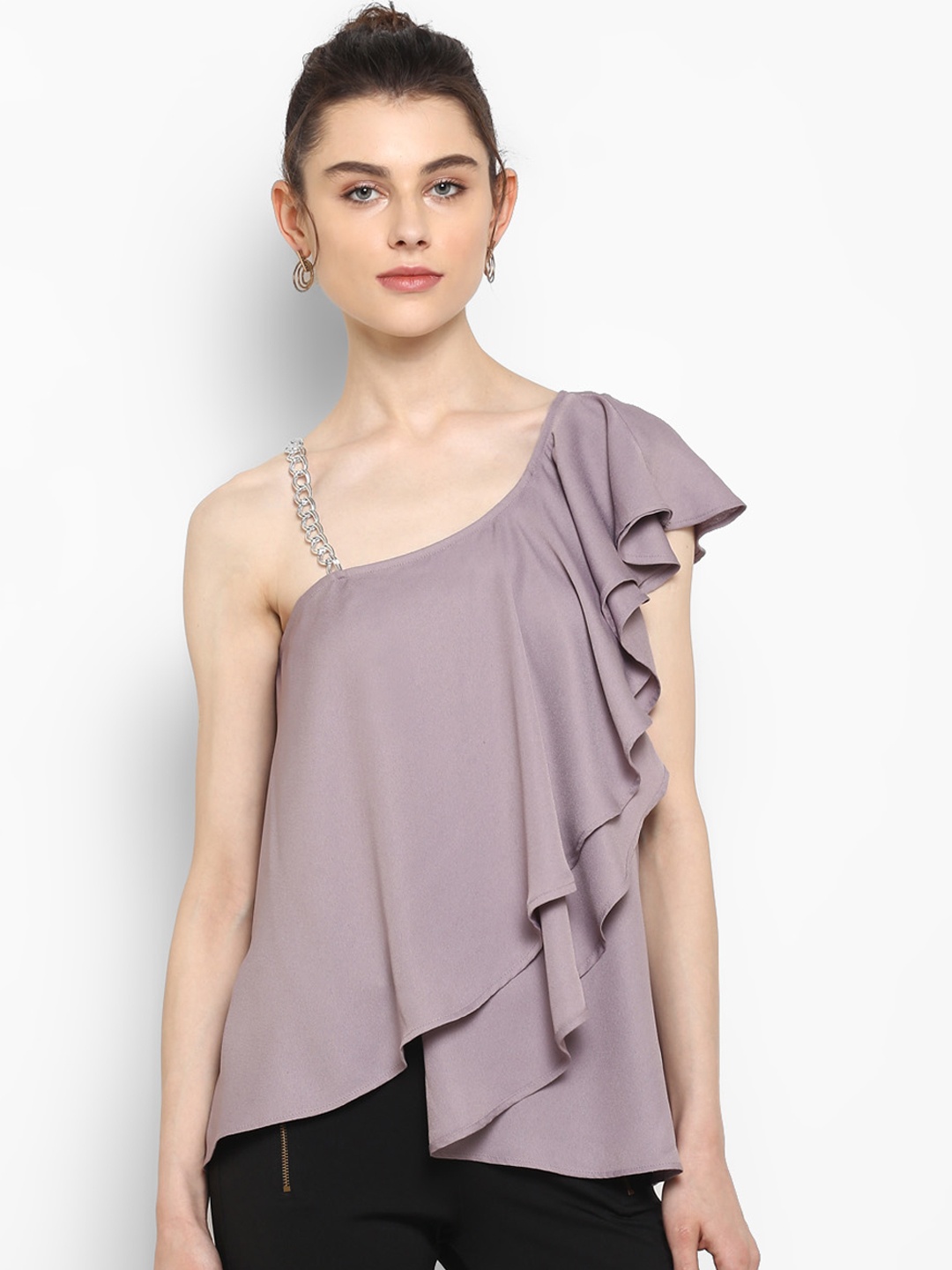 Kazo Women Mauve Solid Top