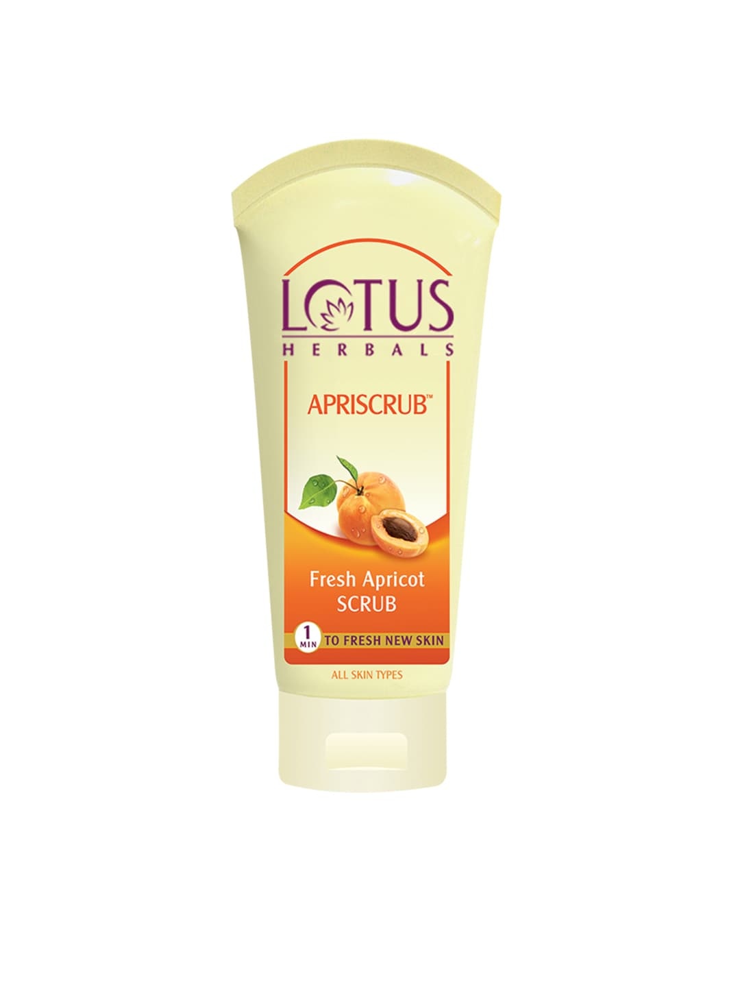Lotus Herbals Sustainable Apriscrub Fresh Apricot Scrub for All Skin Types 60 g, Yellow
Lotus Herbals Sustainable Apriscrub Fresh Apricot Scrub for All Skin Types 60 g, Yellow