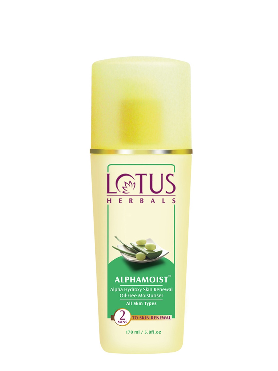 Lotus Herbals Sustainable Alphamoist Alpha Hydroxy Skin Renewal Oil-Free Moisturiser 170ml, White
Lotus Herbals Sustainable Alphamoist Alpha Hydroxy Skin Renewal Oil-Free Moisturiser 170ml, White