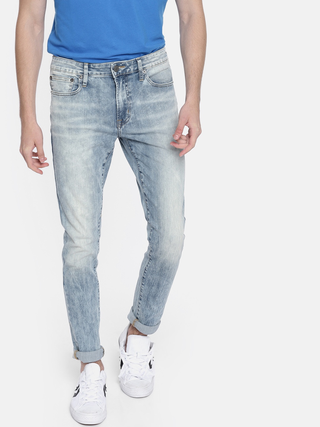 AMERICAN EAGLE OUTFITTERS Men Blue Ultra Skinny Fit Mid-Rise Clean Look Stretchable Jeans
AMERICAN EAGLE OUTFITTERS Men Blue Ultra Skinny Fit Mid-Rise Clean Look Stretchable Jeans