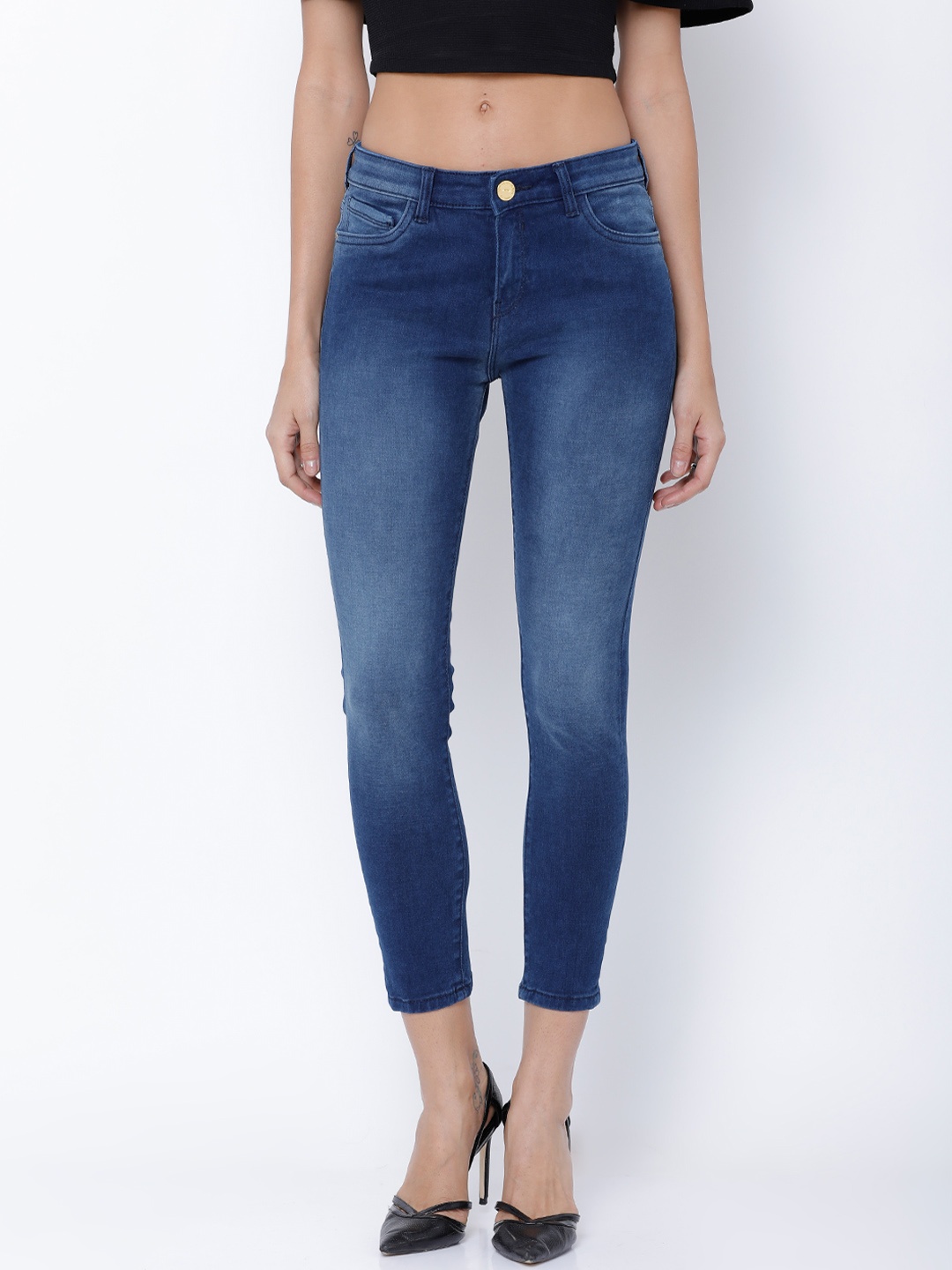 Tokyo Talkies Women Blue Super Skinny Fit Mid-Rise Ankle Length Stretchable Jeans
Tokyo Talkies Women Blue Super Skinny Fit Mid-Rise Ankle Length Stretchable Jeans