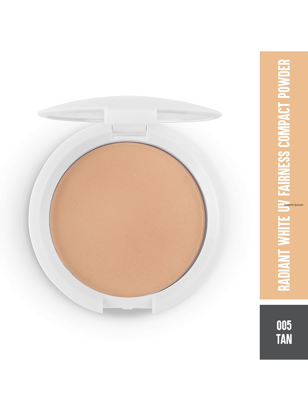 Colorbar Radiant White UV Fairness Compact Powder with Vitamin E 9 g - Tan 005, Skin
Colorbar Radiant White UV Fairness Compact Powder with Vitamin E 9 g - Tan 005, Skin