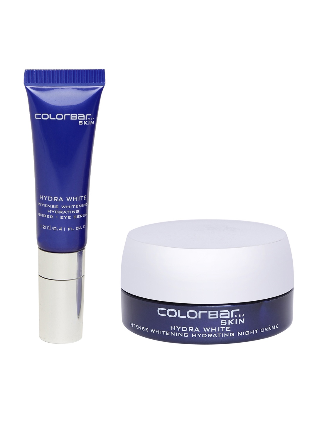 Colorbar Set of Intense Whitening Under Eye Serum & Night Cream, Blue