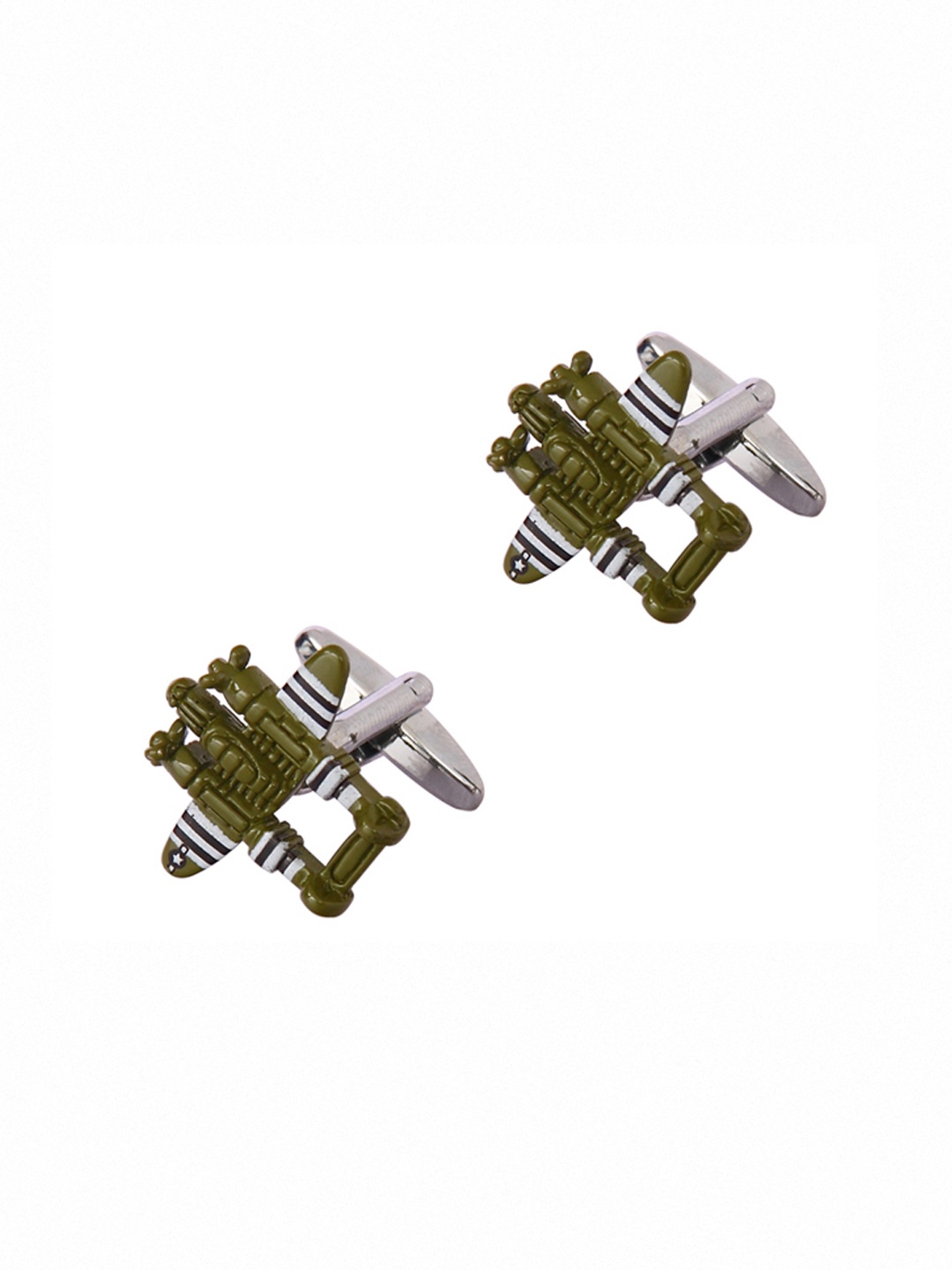 Tossido Men Green Quirky Cufflinks