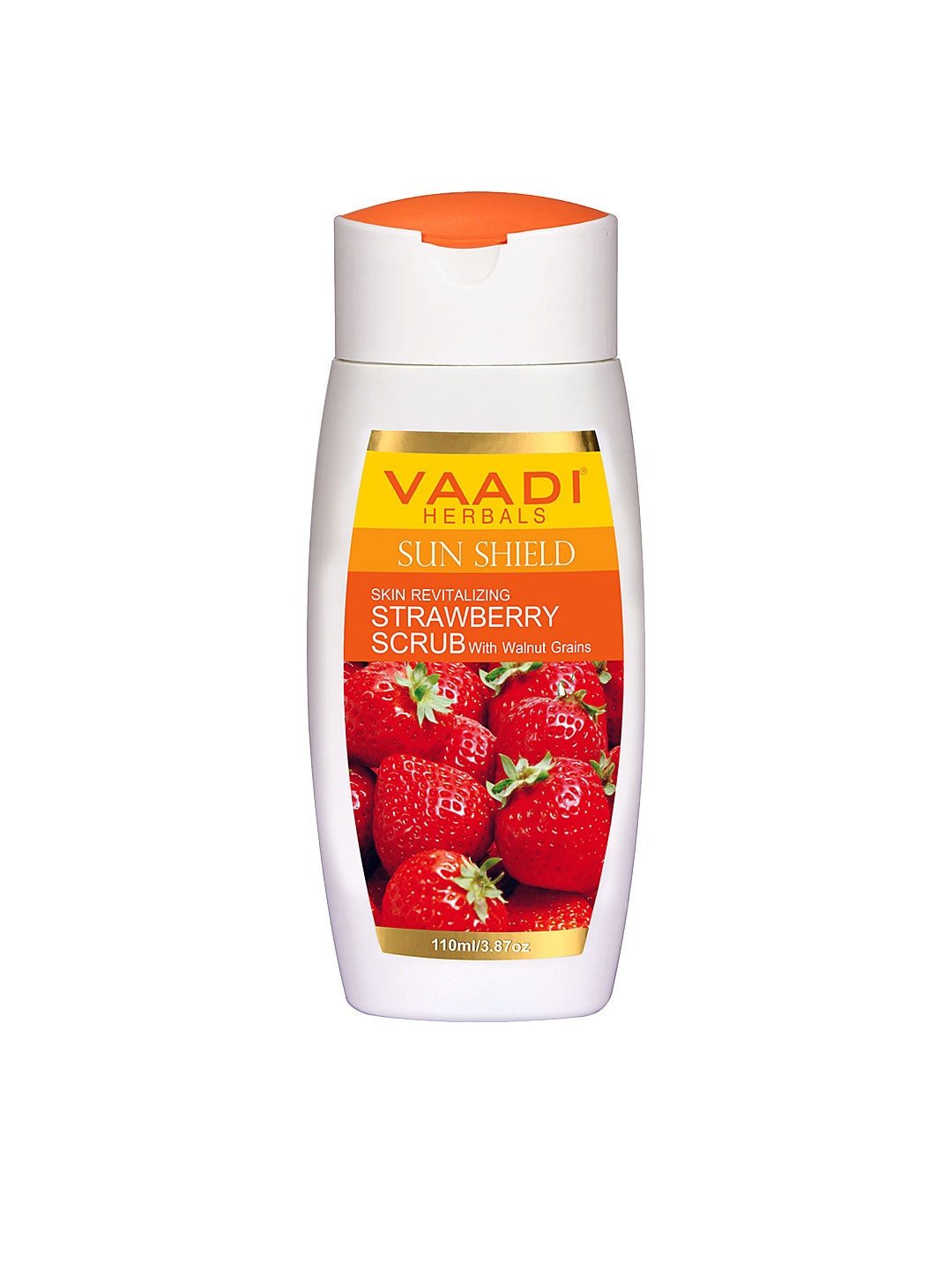 Vaadi Herbals Sun Shield Skin Revaitalizing Strawberry Scrub with Walnut Grains - 110 ml, White
Vaadi Herbals Sun Shield Skin Revaitalizing Strawberry Scrub with Walnut Grains - 110 ml, White