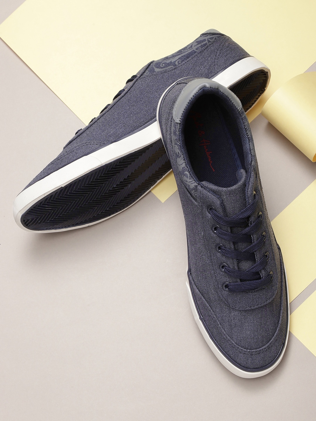 Mast & Harbour Men Navy Blue Sneakers