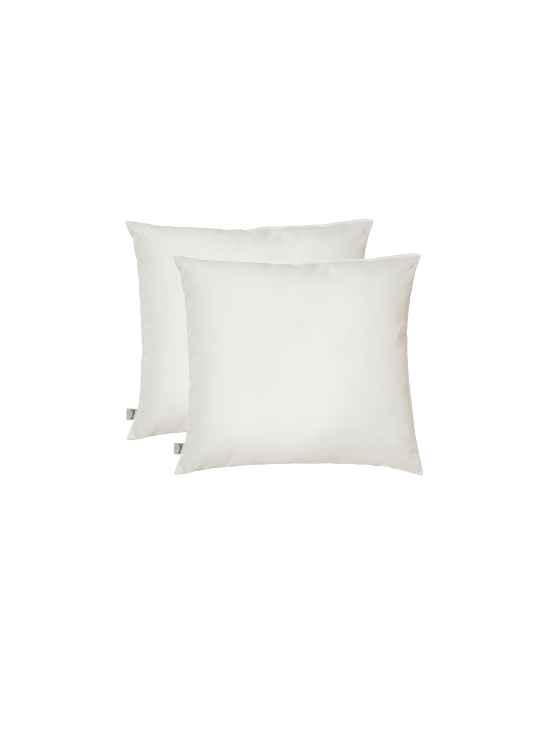Athom Trendz Set of 2 White Solid Cushions