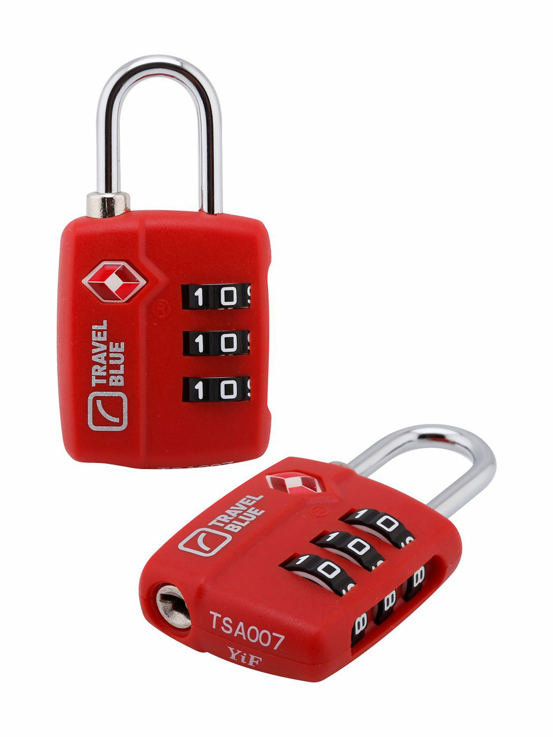 Travel Blue Set of 2 Red TSA Combination Locks 
Travel Blue Set of 2 Red TSA Combination Locks