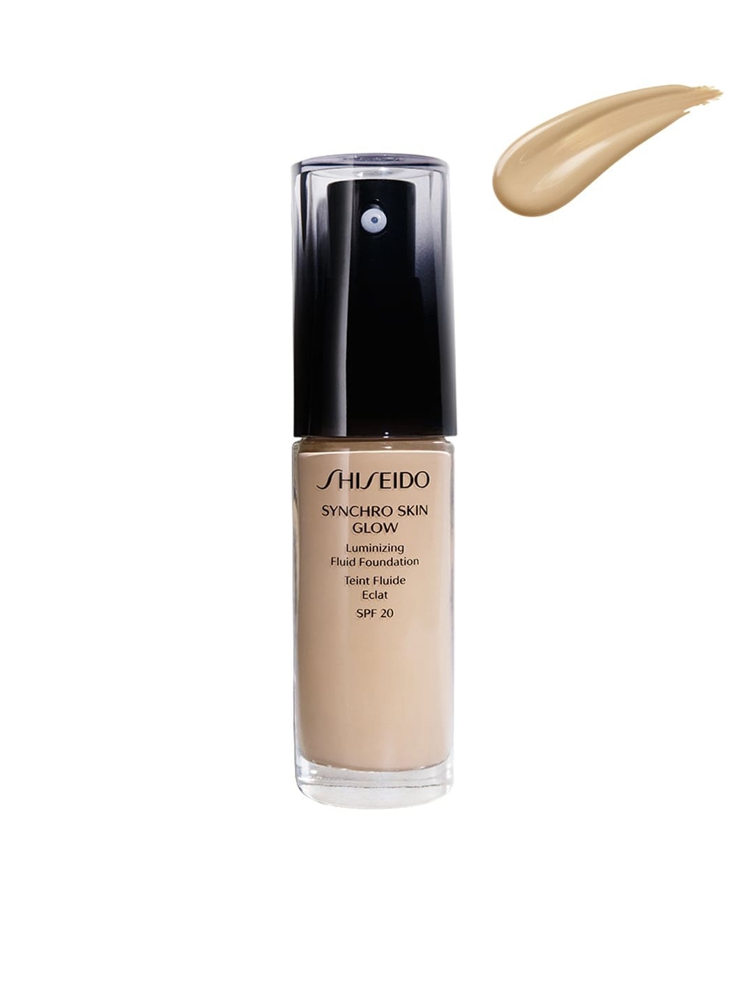 SHISEIDO Synchro Skin Glow SPF 20 Golden 3 Luminizing Liquid Sustainable Foundation 30 ml, Nude
SHISEIDO Synchro Skin Glow SPF 20 Golden 3 Luminizing Liquid Sustainable Foundation 30 ml, Nude