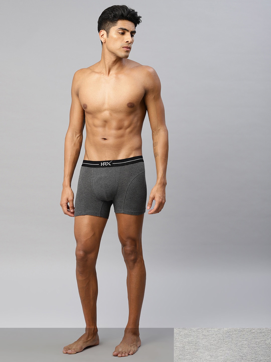 HRX by Hrithik Roshan Men Lifestyle Pack of 2 Solid Trunks HRX-SS18-LS-7006AE, Charcoal
HRX by Hrithik Roshan Men Lifestyle Pack of 2 Solid Trunks HRX-SS18-LS-7006AE, Charcoal