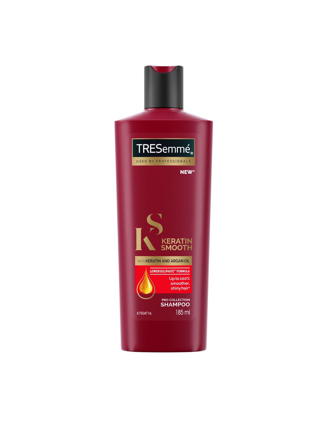 

TRESemme Keratin Smooth Shampoo with Keratin & Argan Oil for Straight Hair-185 ml, Maroon