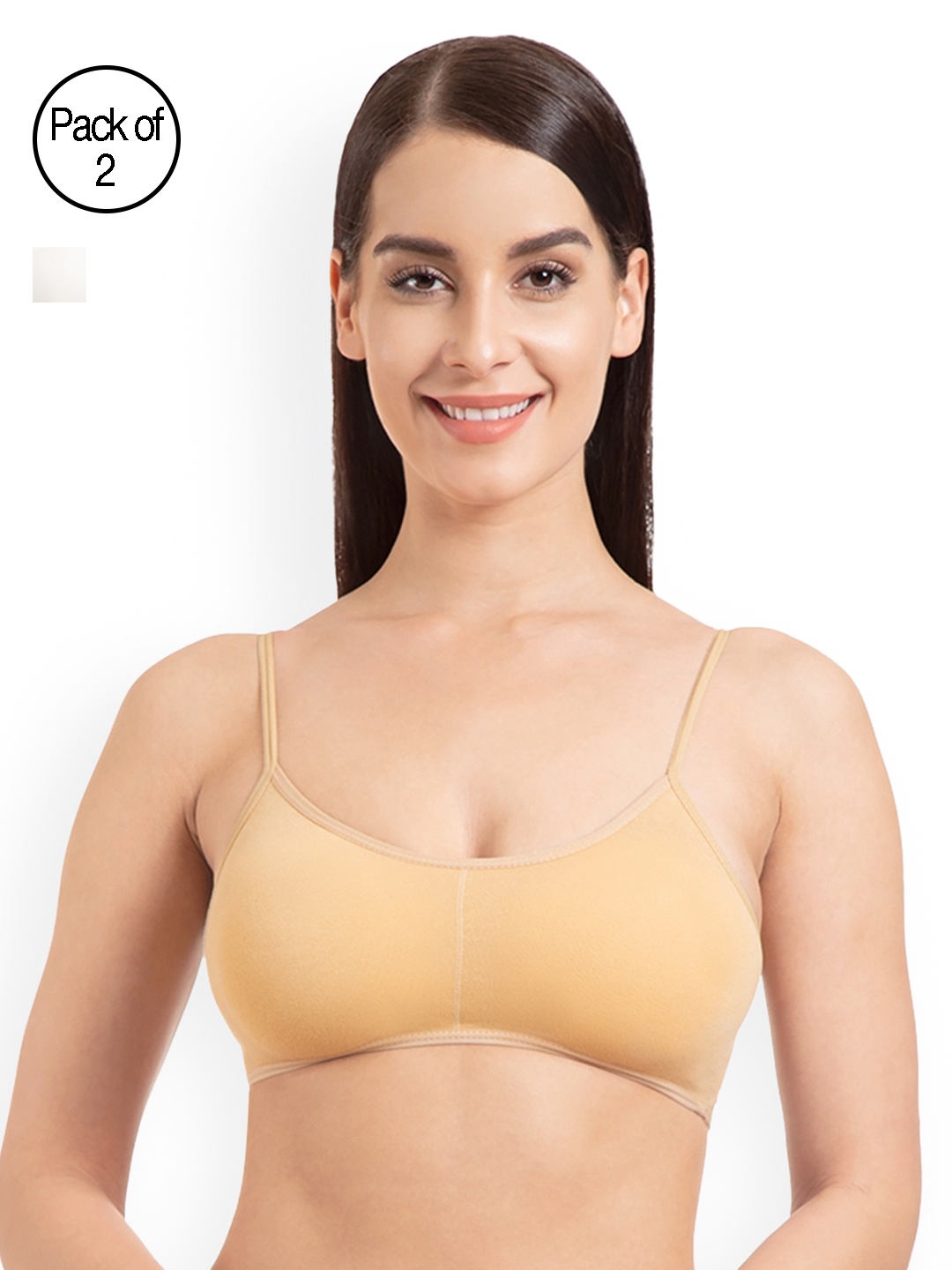 Tweens Pack of 2 Solid Non-Wired Lightly Padded Bralette Bra TW280-2PC-OFFW-SK, White
Tweens Pack of 2 Solid Non-Wired Lightly Padded Bralette Bra TW280-2PC-OFFW-SK, White