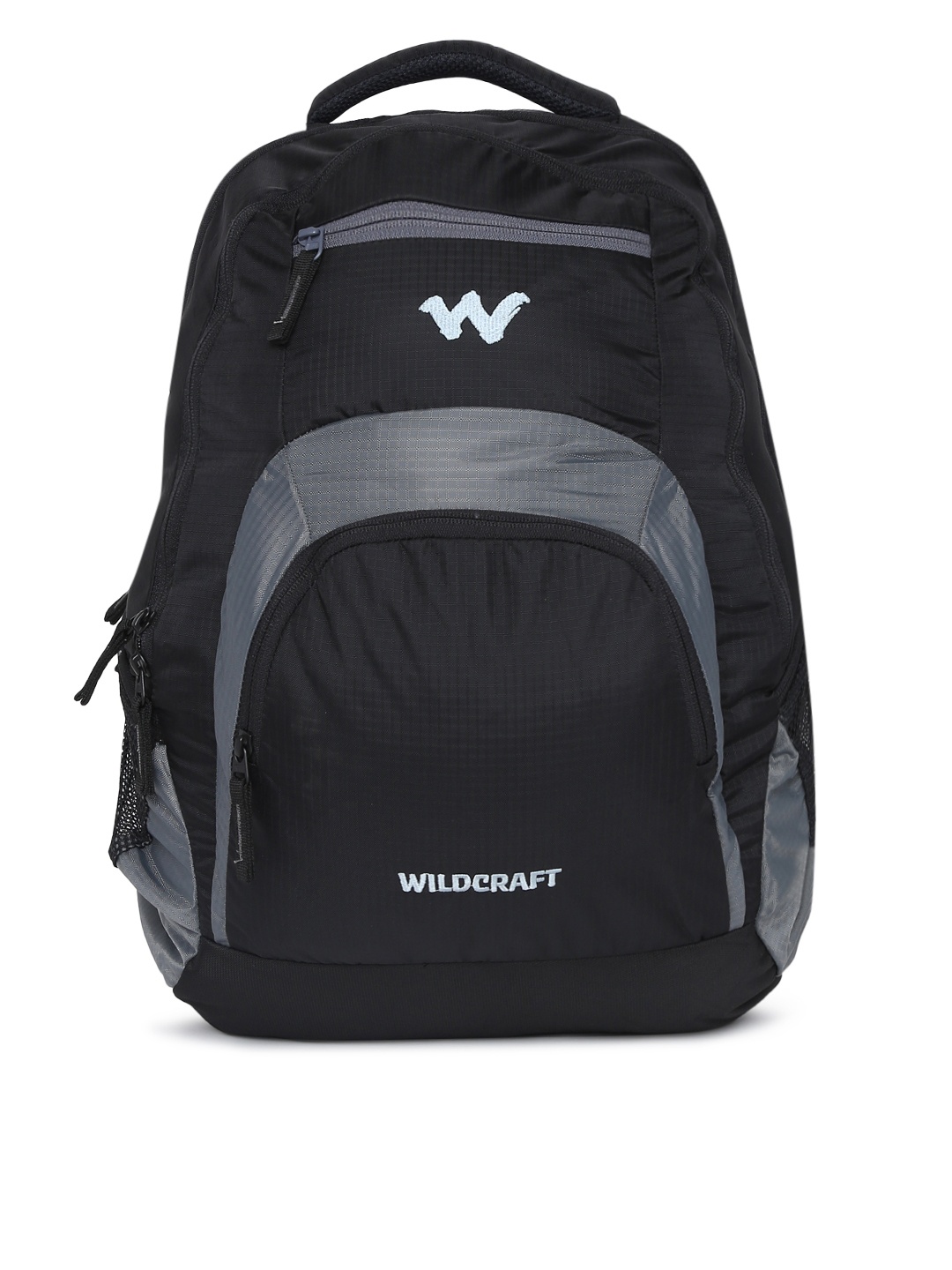 Wildcraft Unisex Black Brand Logo Hopper 2 Backpack