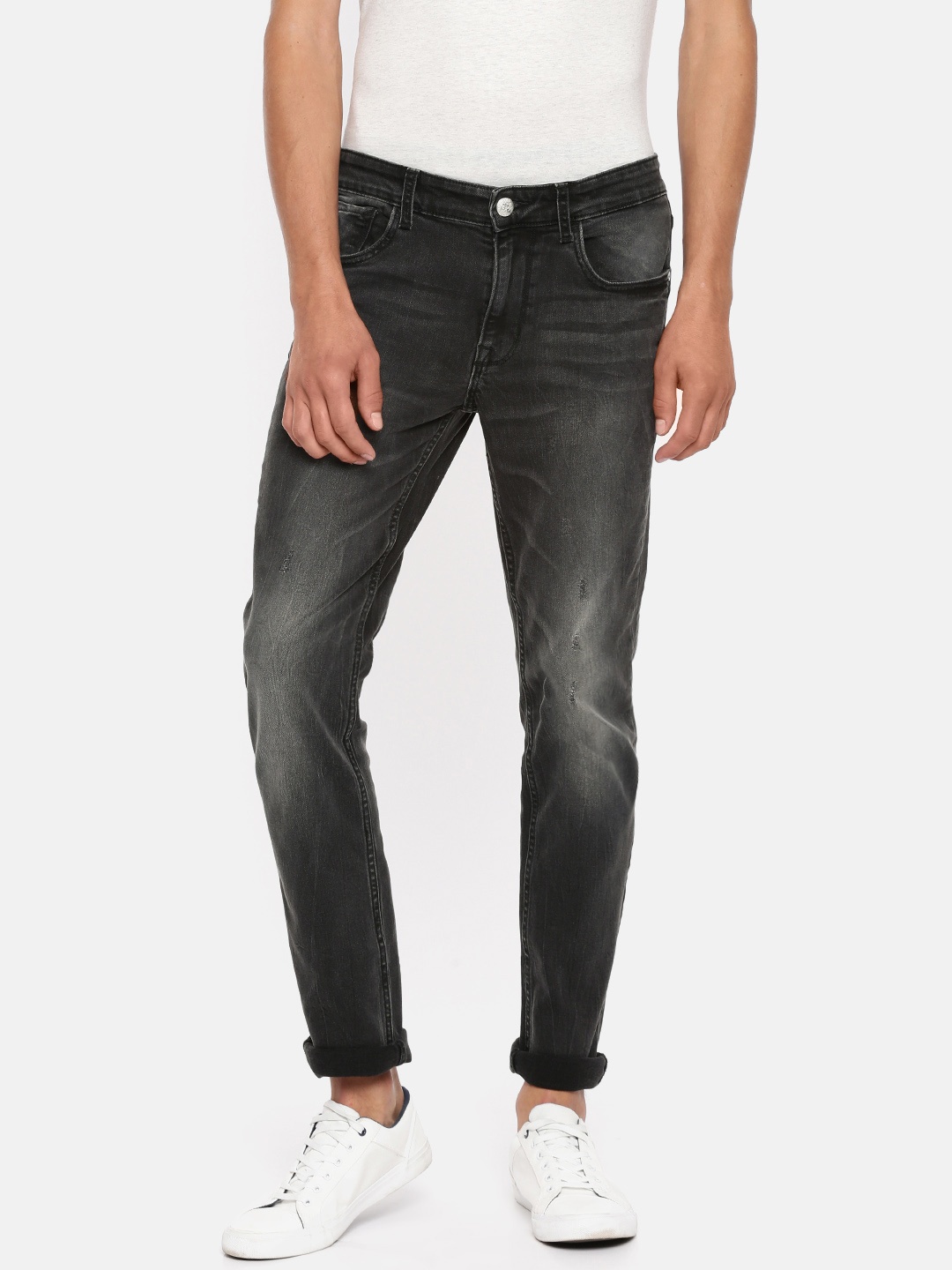 U.S. Polo Assn. Denim Co. Men Black Skinny Fit Mid-Rise Low Distressed Stretchable Jeans
U.S. Polo Assn. Denim Co. Men Black Skinny Fit Mid-Rise Low Distressed Stretchable Jeans