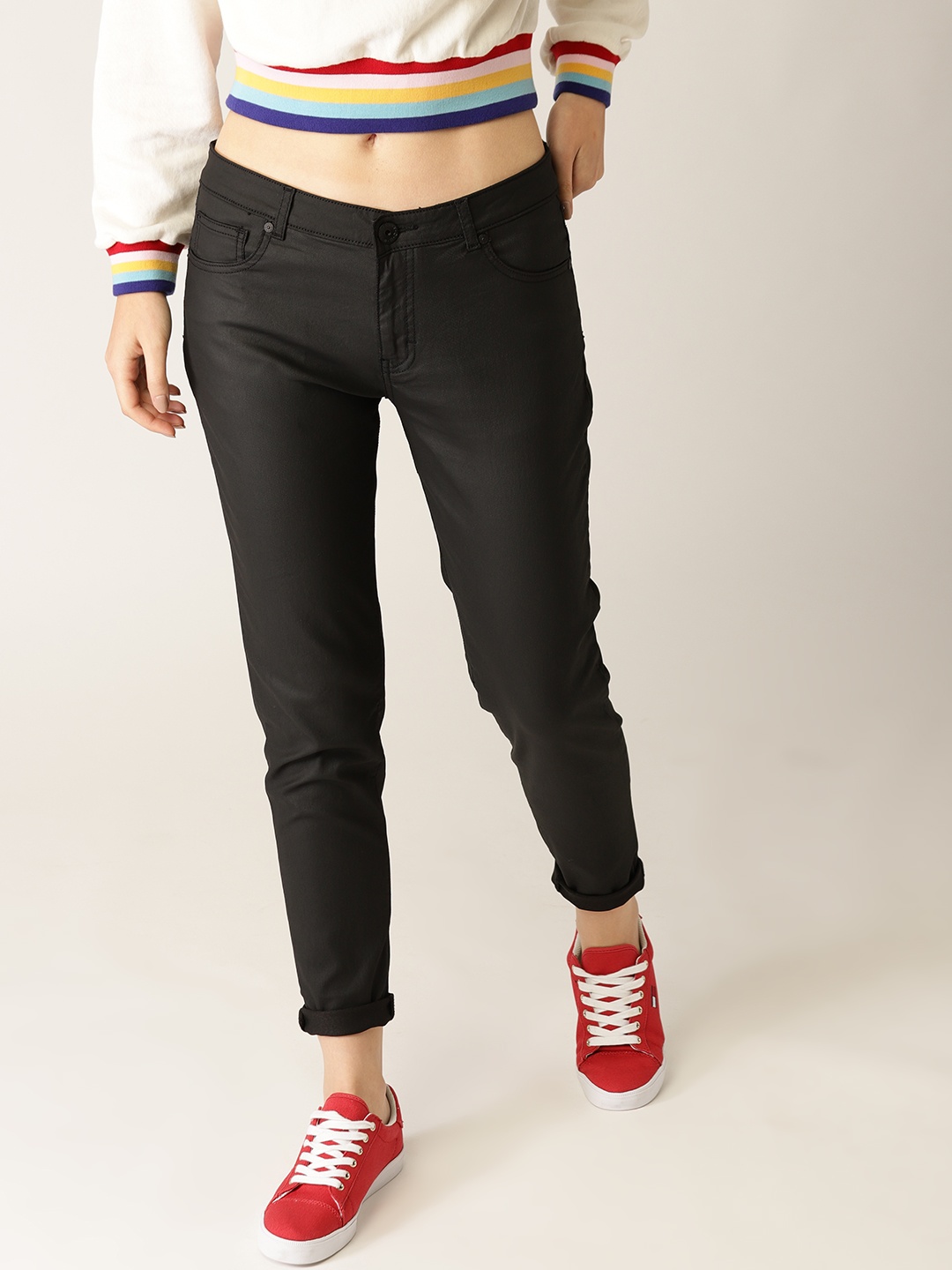 United Colors of Benetton Women Black Skinny Fit Mid-Rise Clean Look Stretchable Jeans
United Colors of Benetton Women Black Skinny Fit Mid-Rise Clean Look Stretchable Jeans