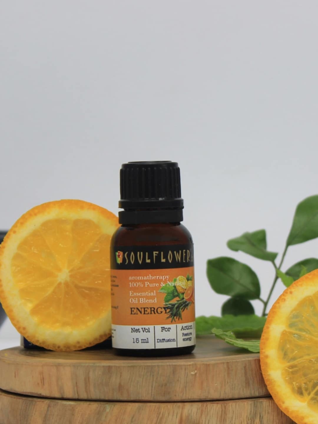Soulflower Energy Pure & Natural Undiluted Essential Oil For Concentration 15ml, Yellow
Soulflower Energy Pure & Natural Undiluted Essential Oil For Concentration 15ml, Yellow