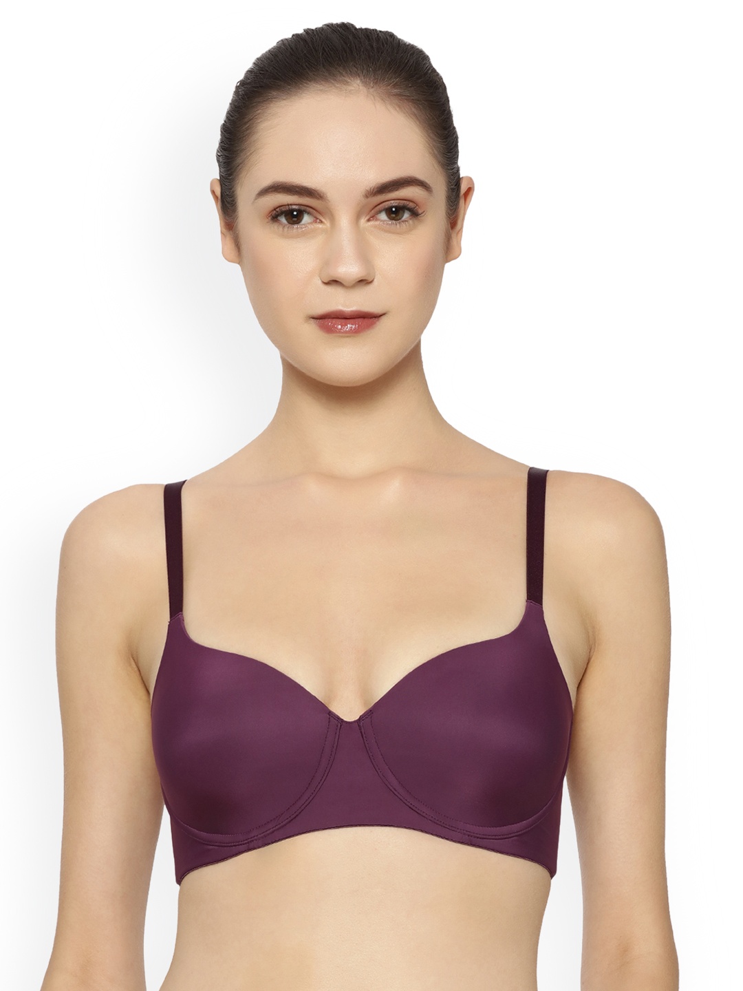 Triumph T-Shirt Bra 60 Invisible Padded Wireless Body Make-Up Series Seamless Everyday Bra, Purple
Triumph T-Shirt Bra 60 Invisible Padded Wireless Body Make-Up Series Seamless Everyday Bra, Purple