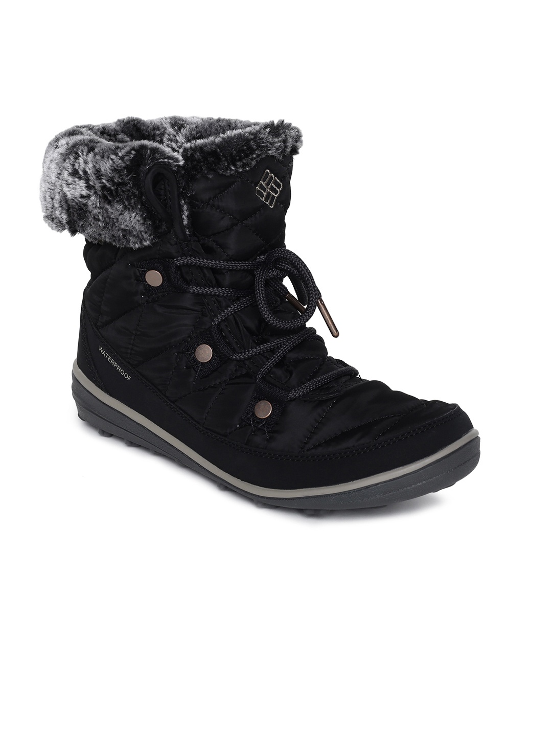 Columbia Women Black HEAVENLY OMNI HEAT Quilted Waterproof Winter Outdoor Short Boots
Columbia Women Black HEAVENLY OMNI HEAT Quilted Waterproof Winter Outdoor Short Boots