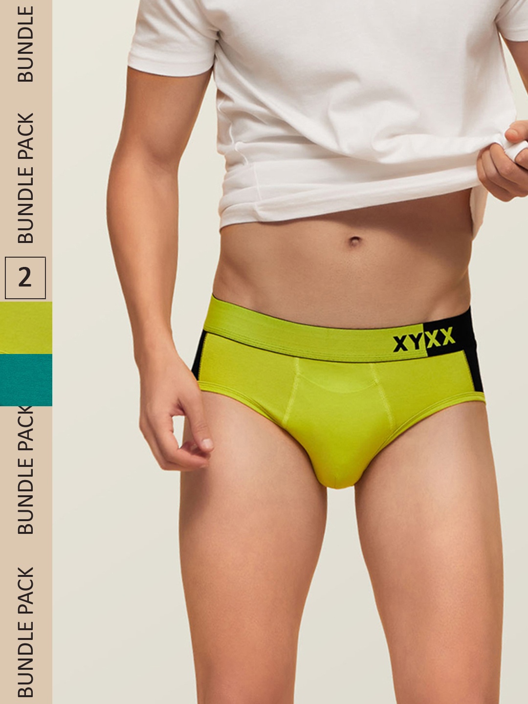 XYXX Men IntelliSoft Antimicrobial Micro Modal Pack of 2 Dualist Briefs XYBRF2PCKN167, Blue
XYXX Men IntelliSoft Antimicrobial Micro Modal Pack of 2 Dualist Briefs XYBRF2PCKN167, Blue