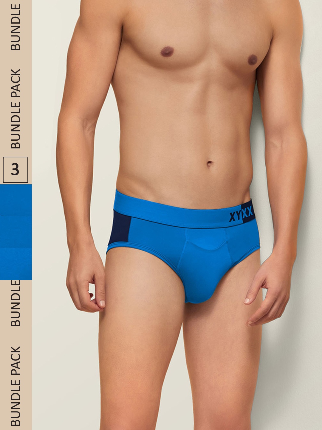XYXX Men IntelliSoft Antimicrobial Micro Modal Pack of 3 Dualist Briefs XYBRF3PCKN268, Blue
XYXX Men IntelliSoft Antimicrobial Micro Modal Pack of 3 Dualist Briefs XYBRF3PCKN268, Blue