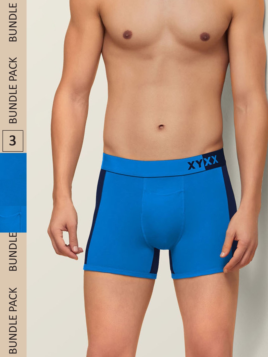 XYXX Men IntelliSoft Antimicrobial Micro Modal Pack of 3 Dualist Trunks XYTRNK3PCKN322, Blue
XYXX Men IntelliSoft Antimicrobial Micro Modal Pack of 3 Dualist Trunks XYTRNK3PCKN322, Blue